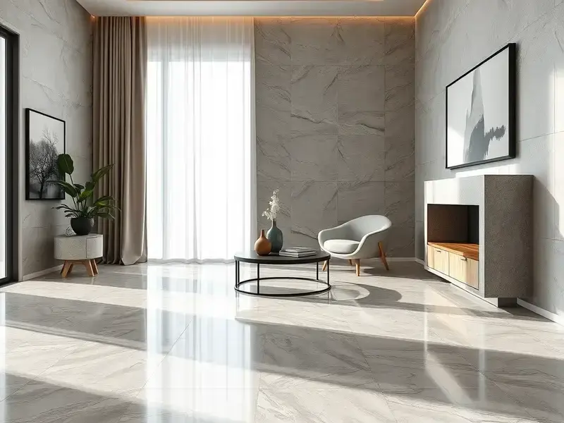 高級ビニールタイルの床材